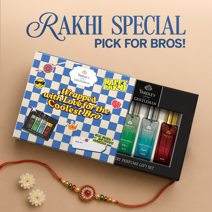 Rakhi Special Yardley luxury Perfume gift set Men 20ml X 4