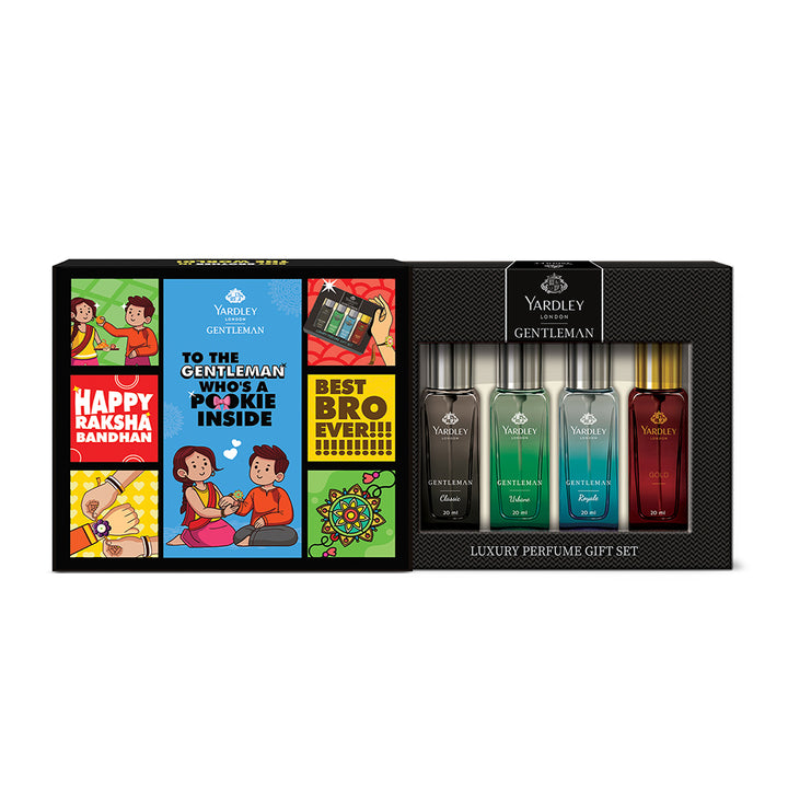 Rakhi Special Yardley luxury Perfume gift set Men 20ml X 4