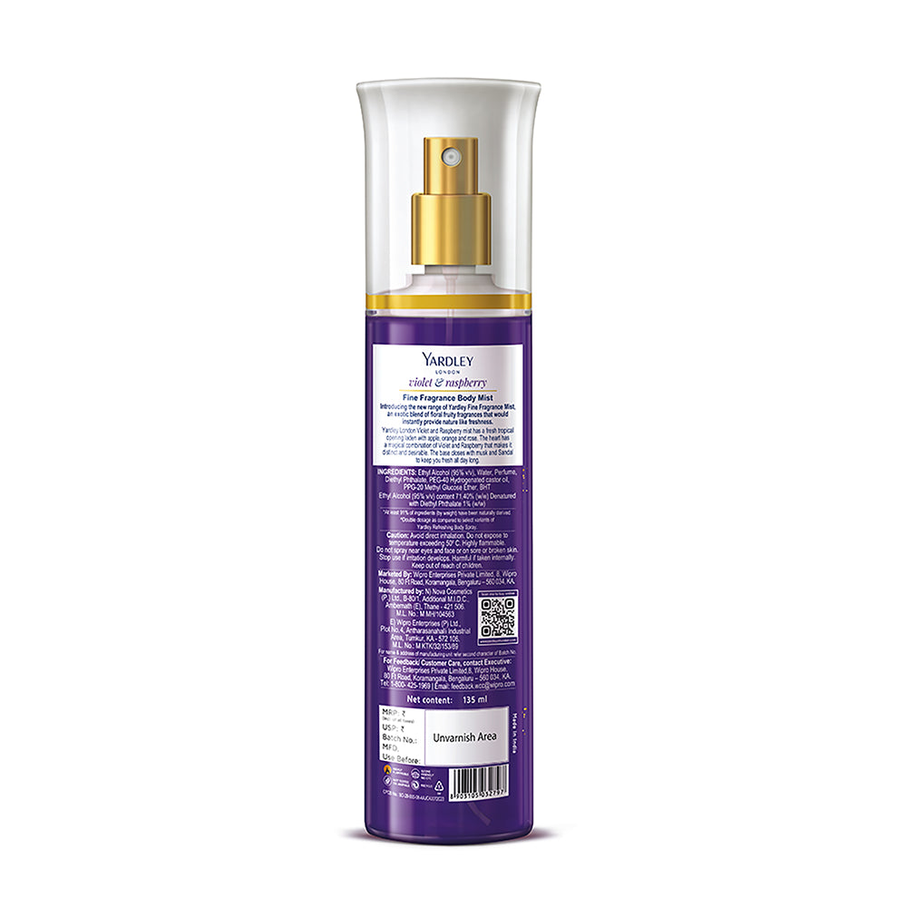 Fine Fragrance Mist – Violet & Raspberry – 135 ml