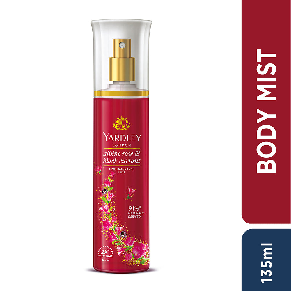 Fine Fragrance Mist – Alpine Rose & Black Currant – 135 ml