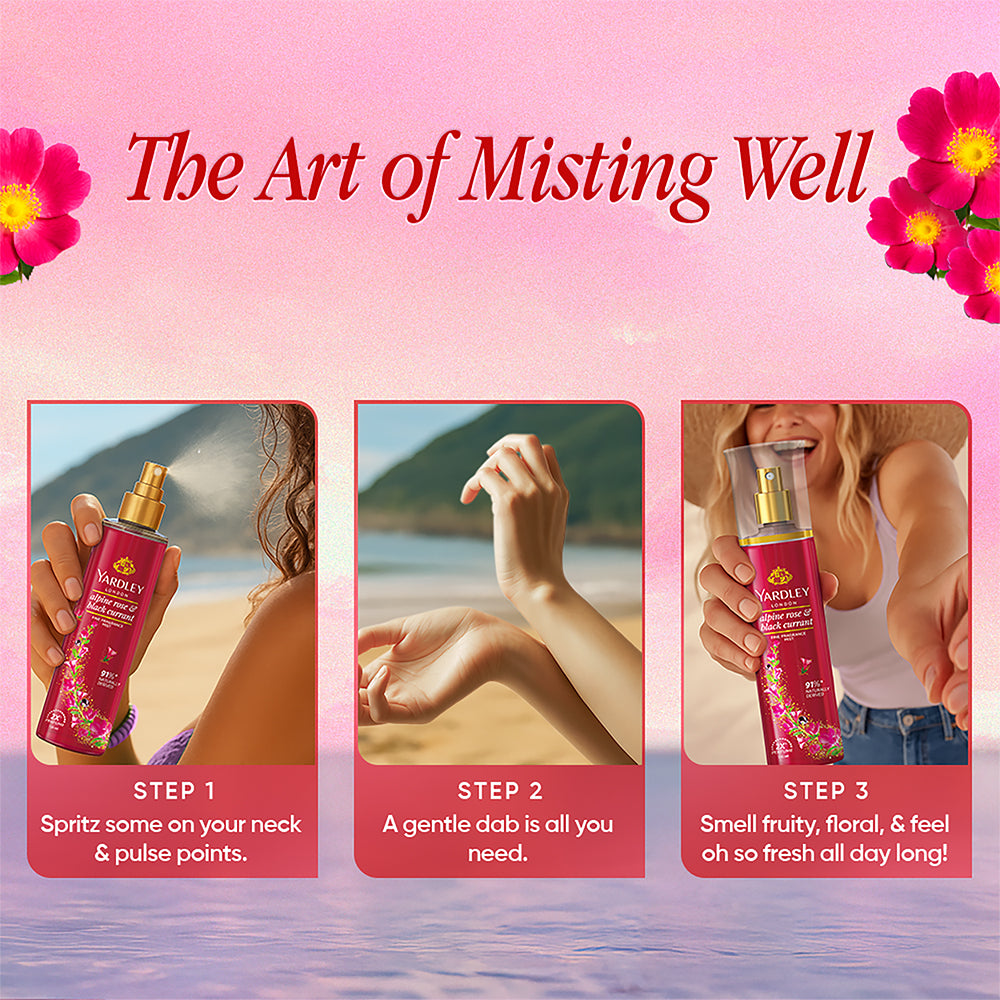 Fine Fragrance Mist – Alpine Rose & Black Currant – 135 ml