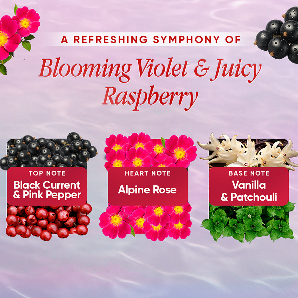 Fine Fragrance Mist – Alpine Rose & Black Currant – 135 ml