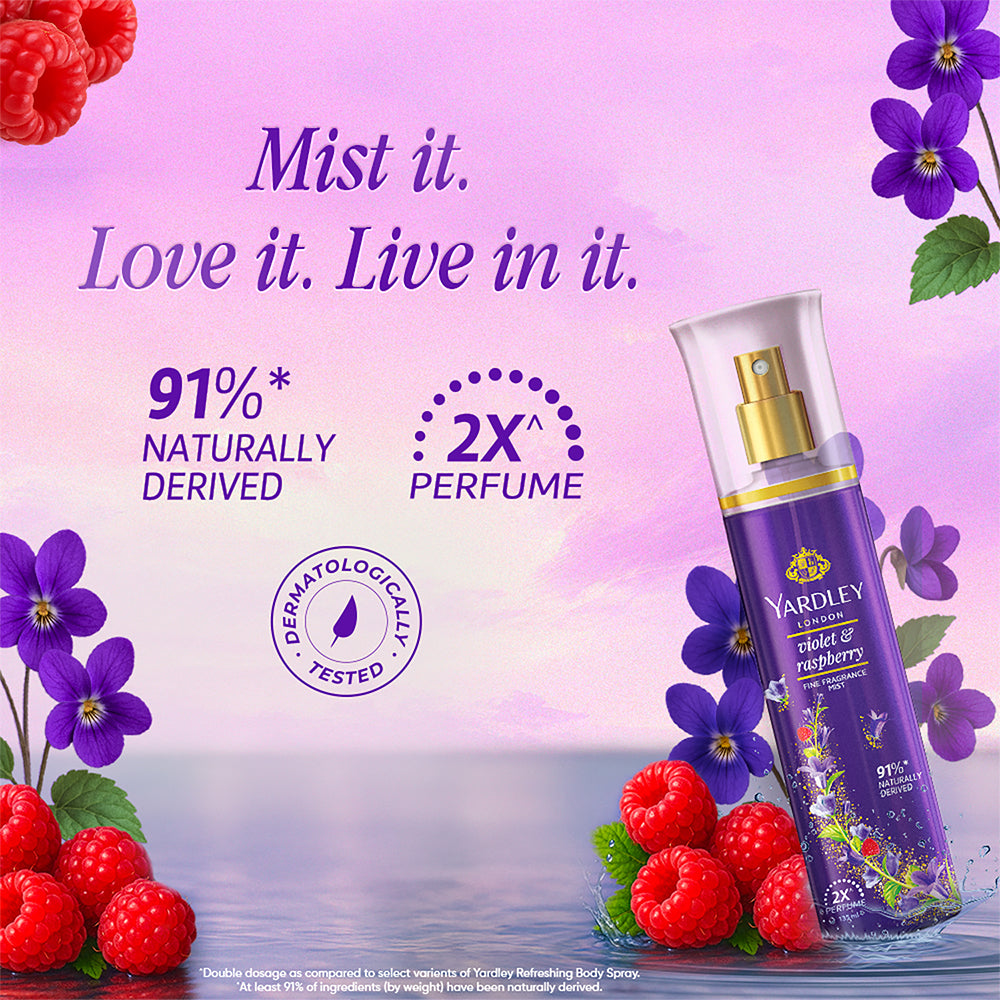 Fine Fragrance Mist – Violet & Raspberry – 135 ml