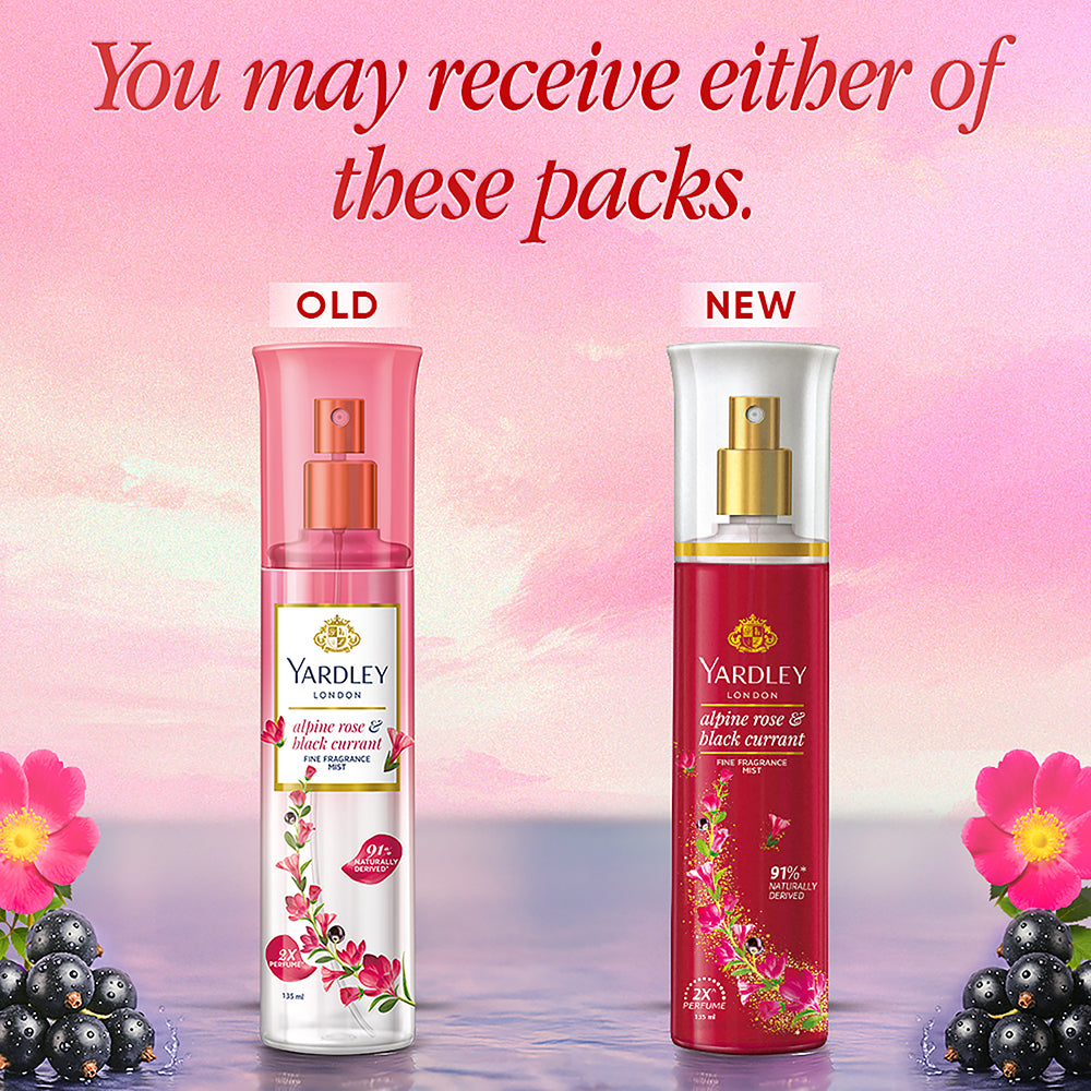 Fine Fragrance Mist – Alpine Rose & Black Currant – 135 ml