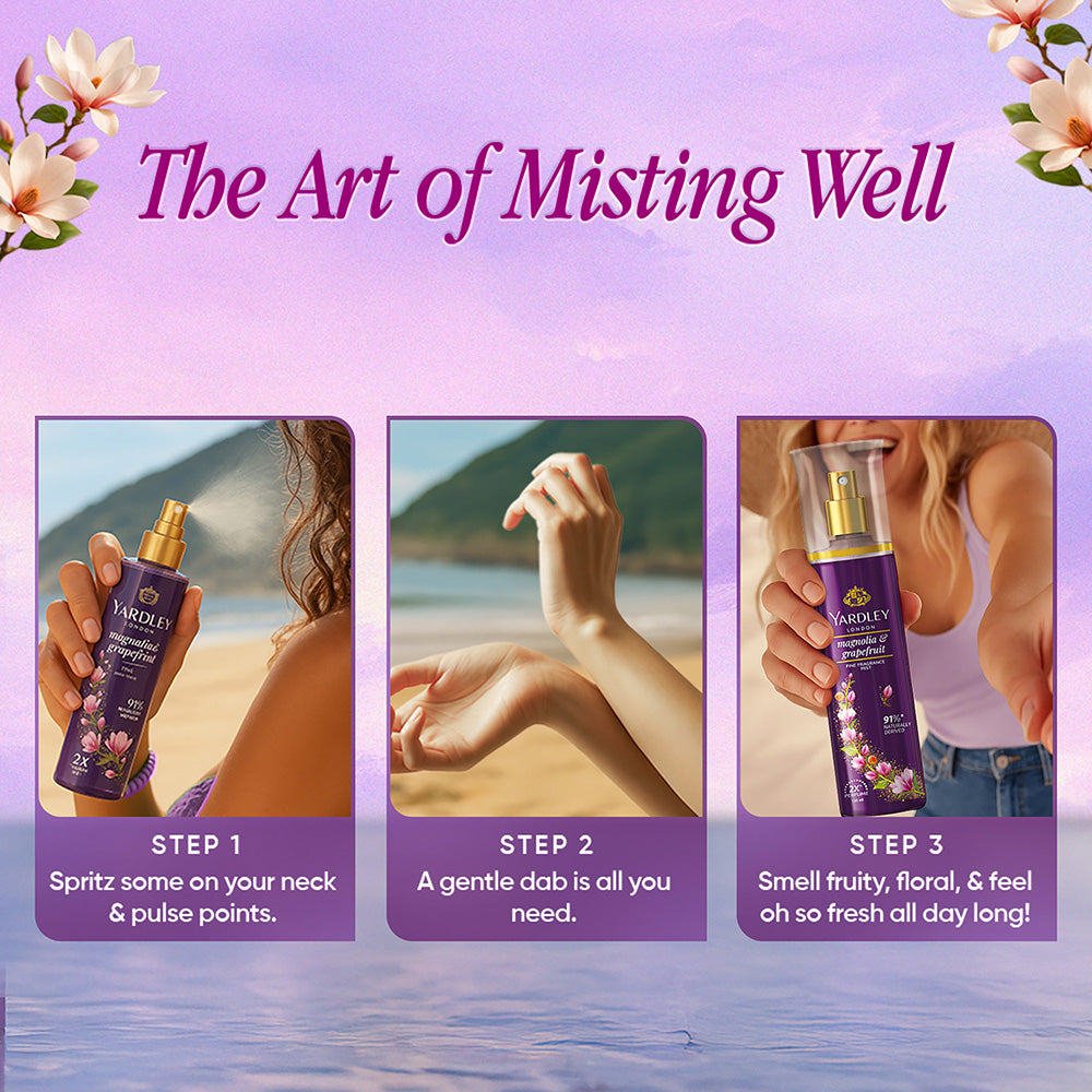 Fine Fragrance Mist – Magnolia & Grapefruit – 135 ml