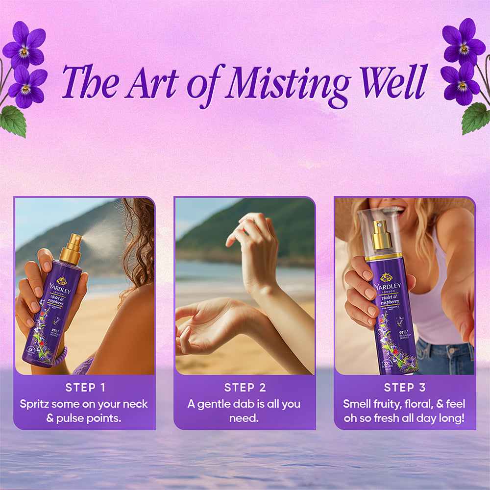 Fine Fragrance Mist – Violet & Raspberry – 135 ml