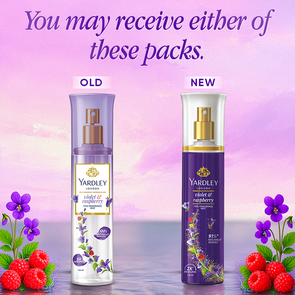 Fine Fragrance Mist – Violet & Raspberry – 135 ml