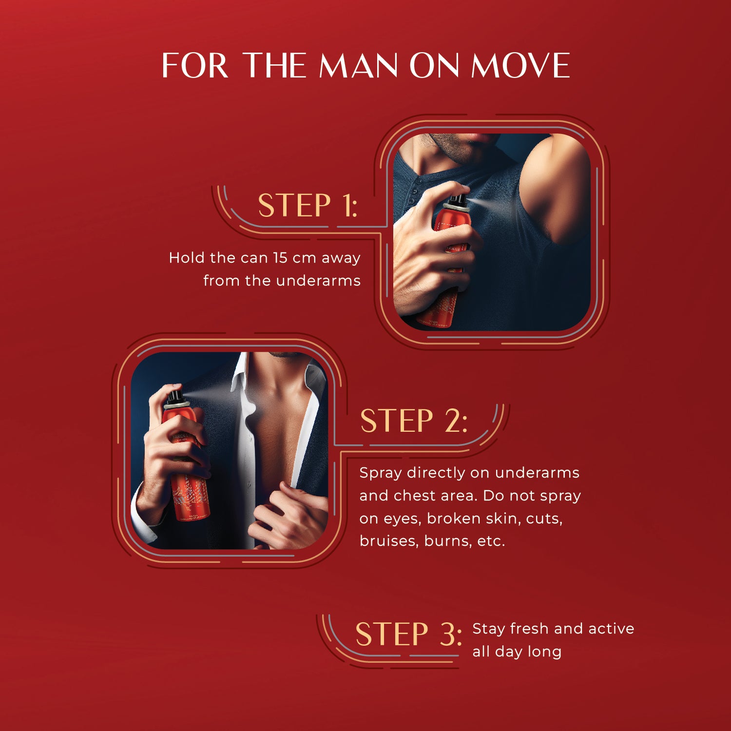 Yardley Gentleman Scotland Swag No Gas Perfumed Deodrant | No Gas Deo For Men | 2X Perfume | 12 Hours Action | 120ml