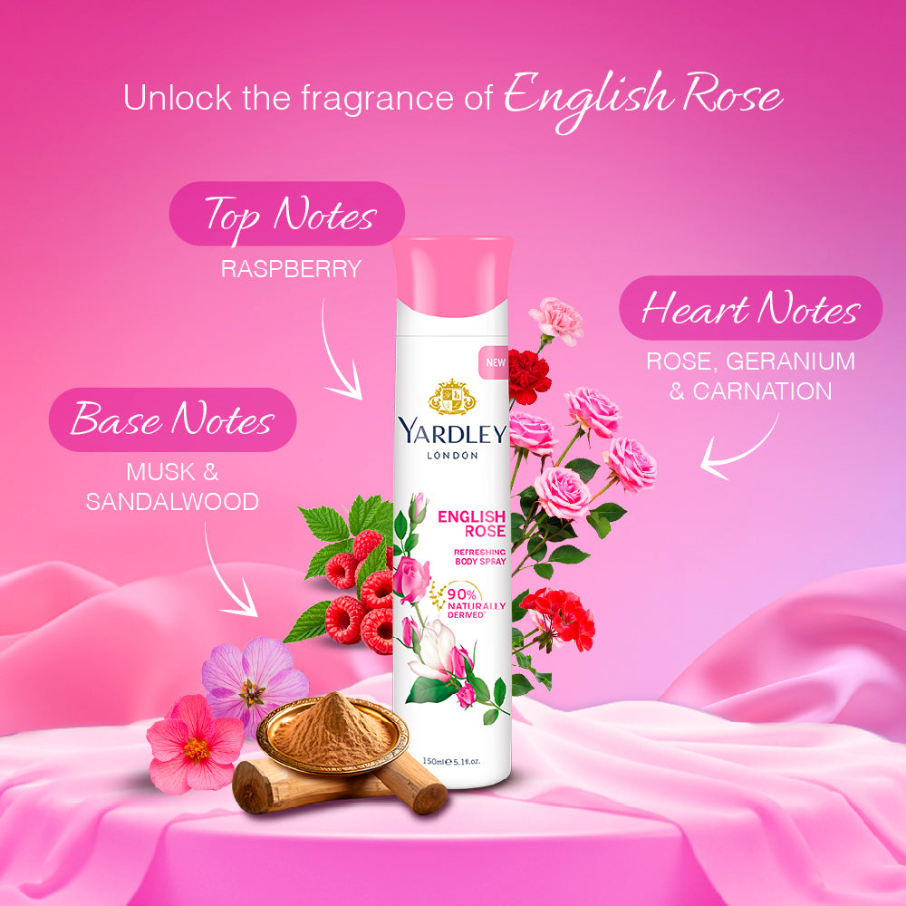 English Rose Deo 150ml