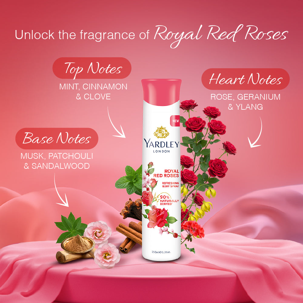 Royal Red Roses Deo 150ml
