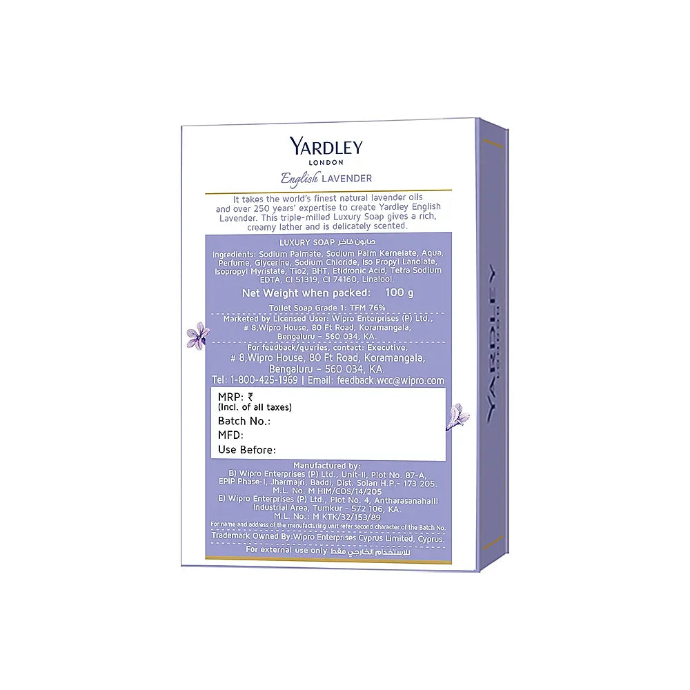 English Lavender Luxury Soap 100g