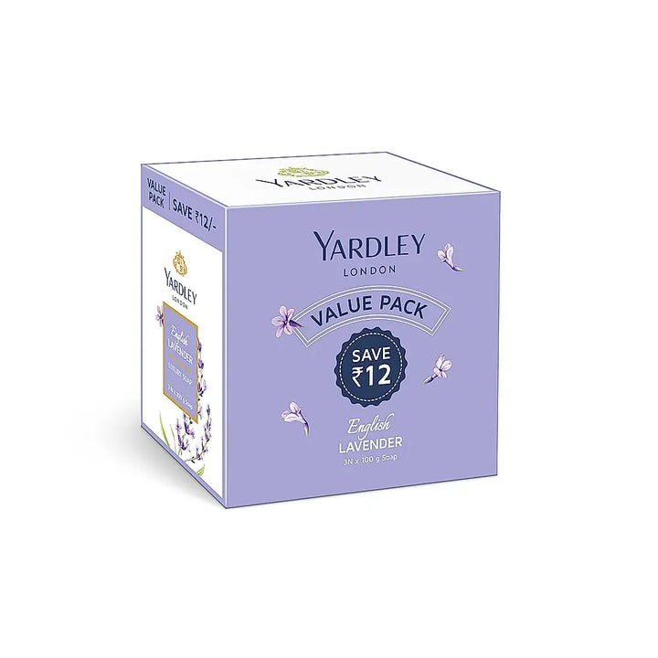 English Lavender Luxury Soap Pack of 3 (3 X 100g)
