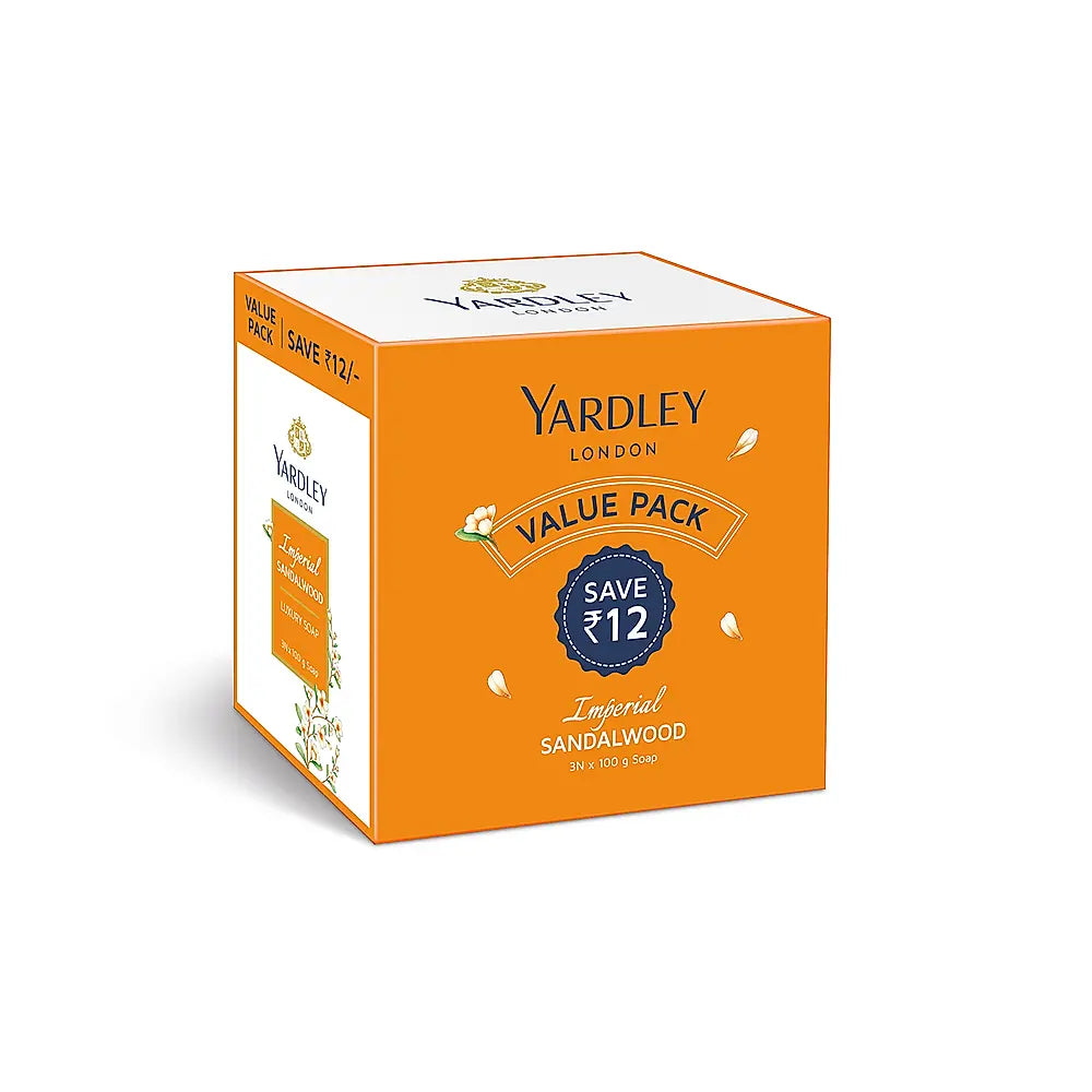 Imperial Sandalwood Luxury Soap Pack of 3 (3 X 100g)