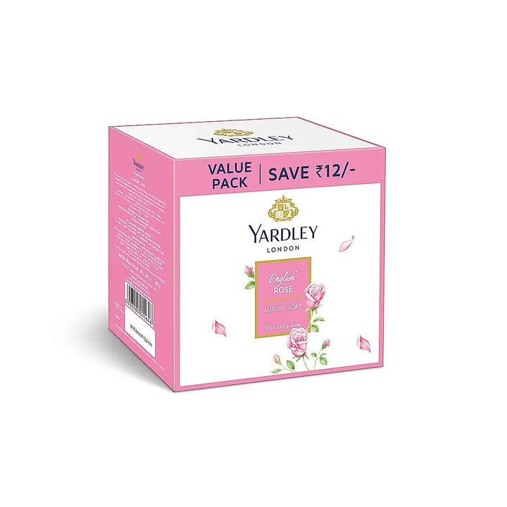 English Rose Luxury Soap Pack of 3 (3 X 100g)