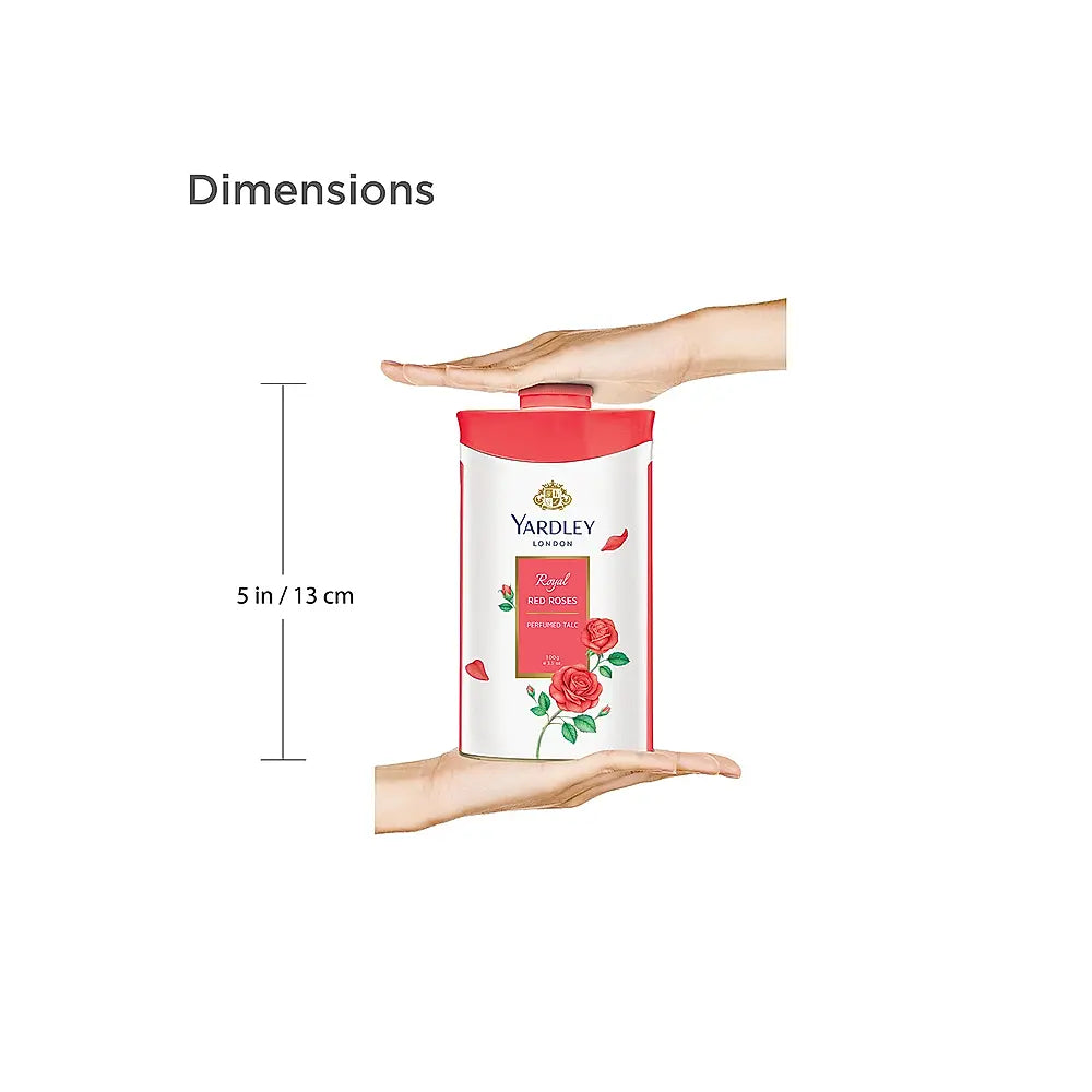 Royal Red Roses Perfumed Talc 100g