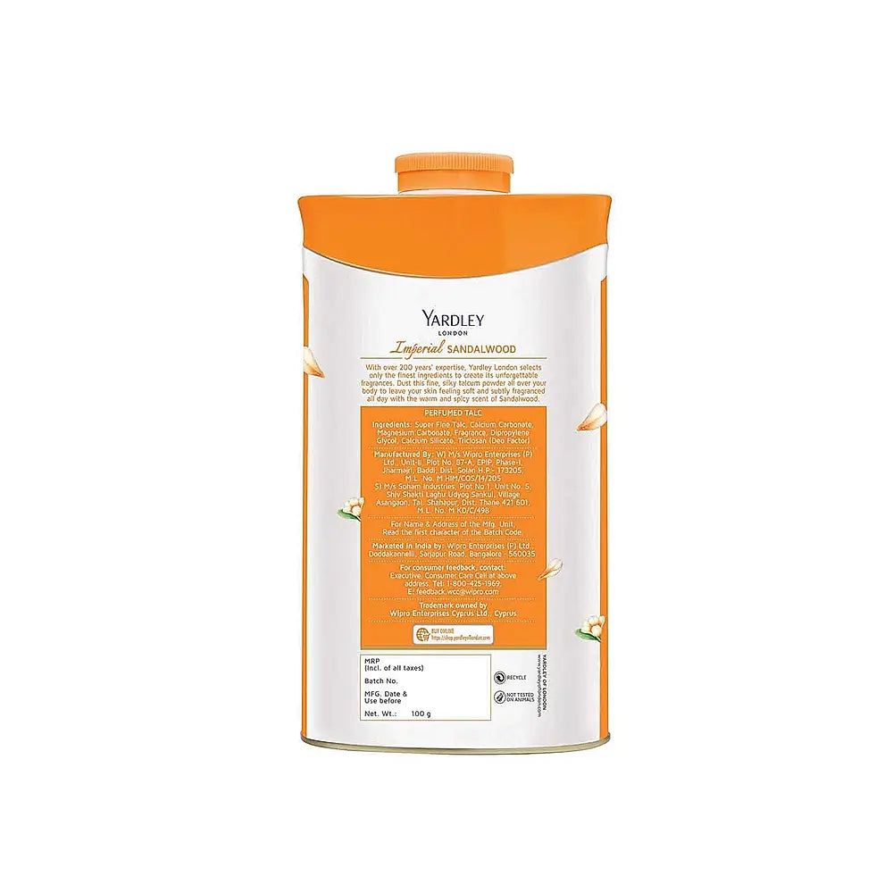 Imperial Sandalwood Perfumed Talc 100g