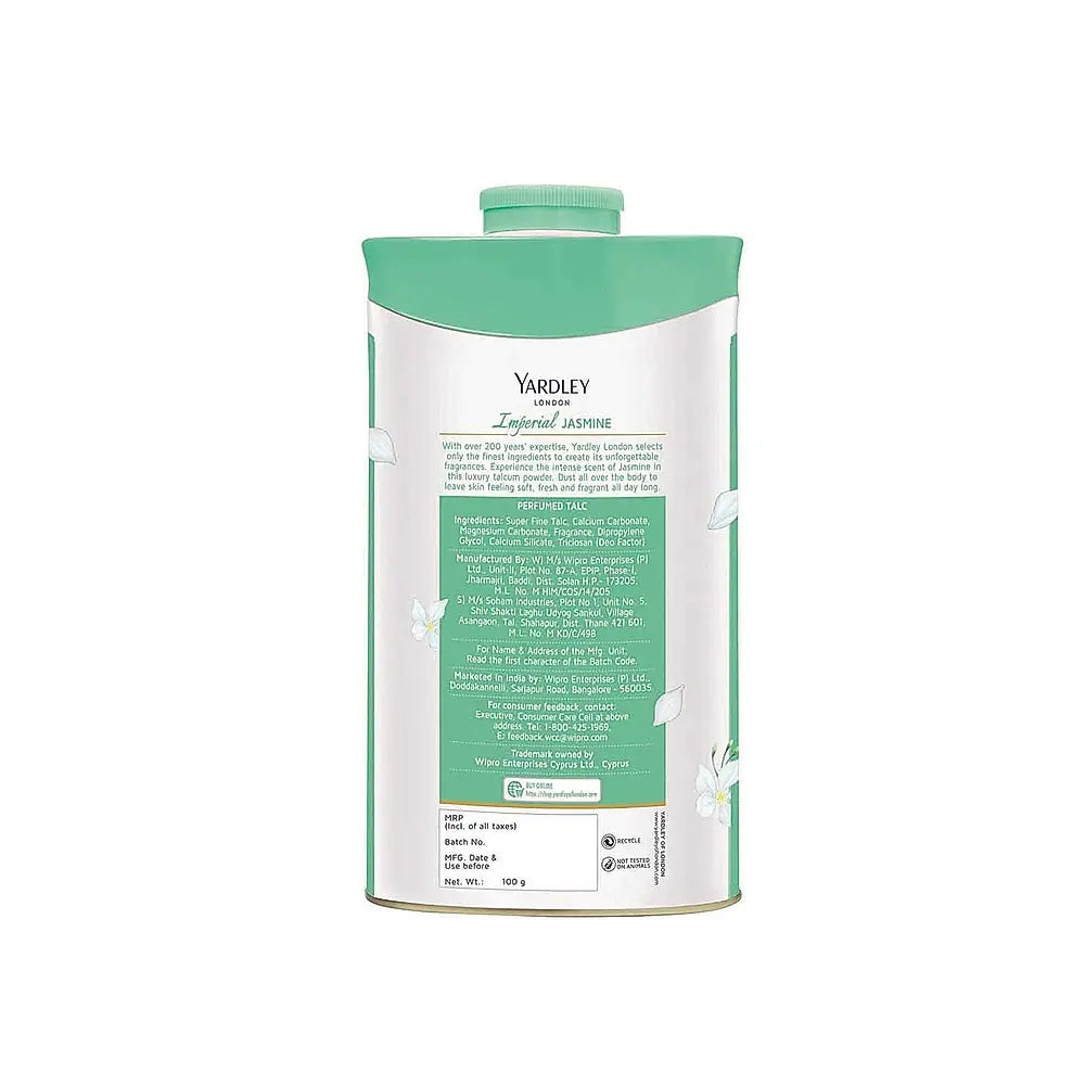 Imperial Jasmine Perfumed Talc 100g