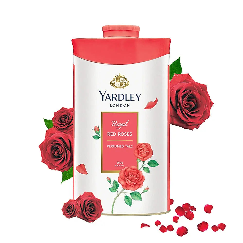 Royal Red Roses Perfumed Talc 250g