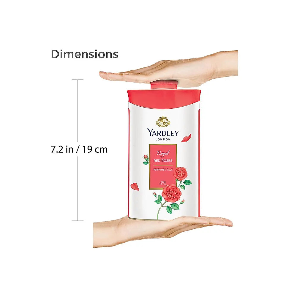 Royal Red Roses Perfumed Talc 250g