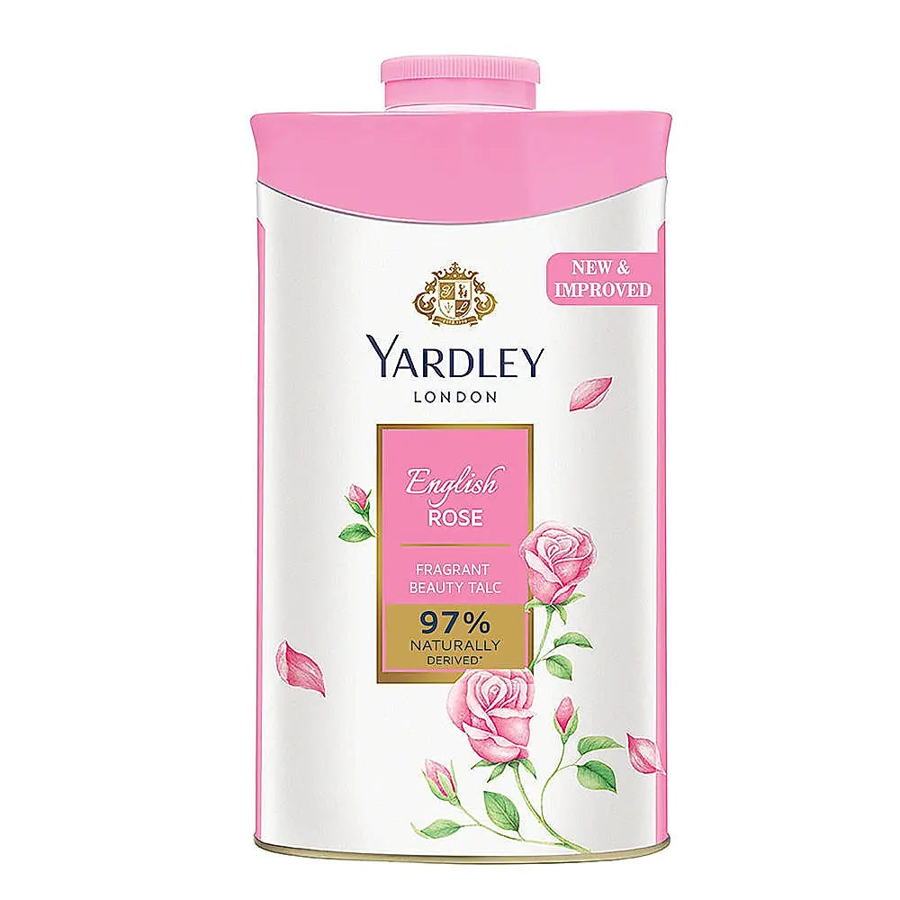 English Rose Perfumed Talc 250g