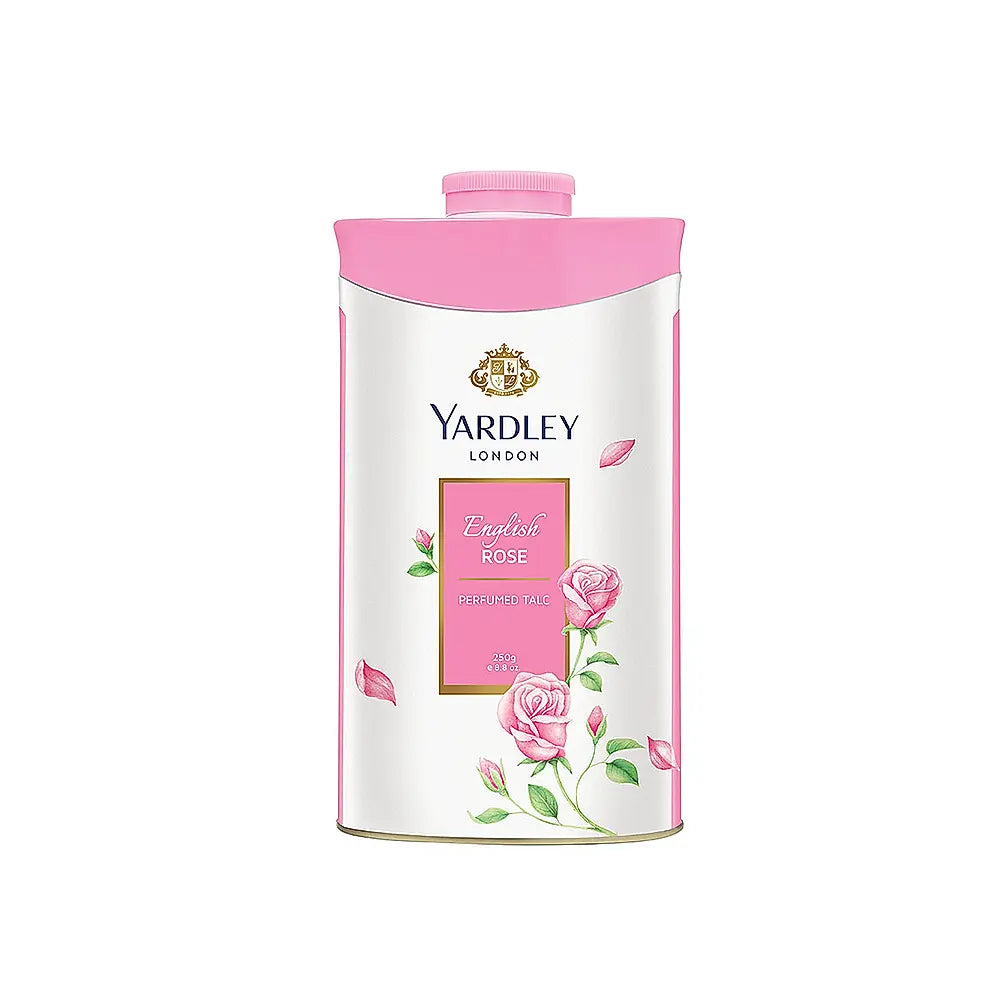 English Rose Perfumed Talc 250g