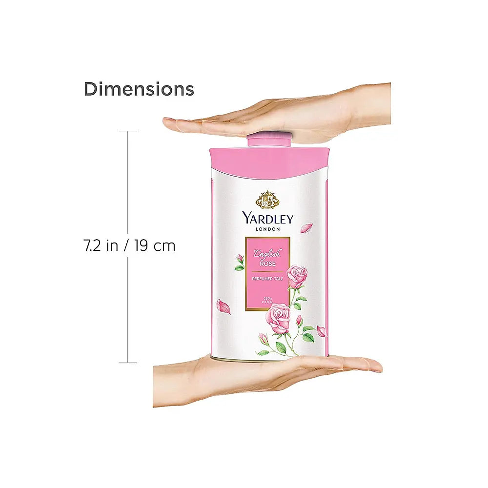English Rose Perfumed Talc 250g