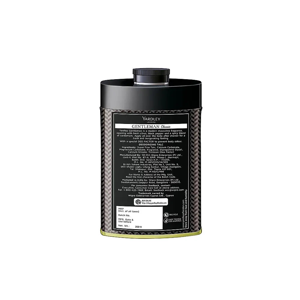 Gentleman Classic deodorizing Talc 250g