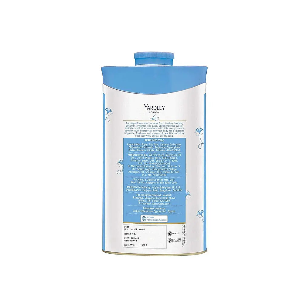 Lace Perfumed Talc 100g
