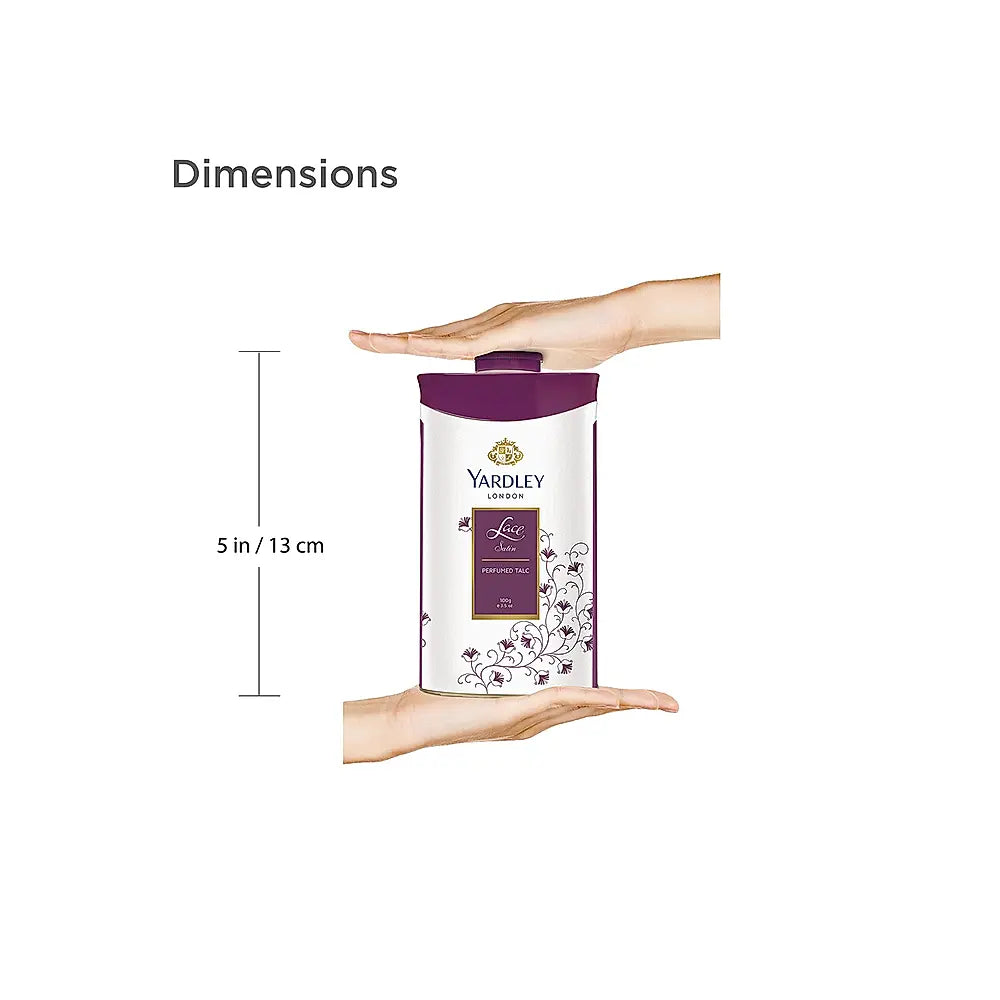 Lace Satin Perfumed Talc 100g