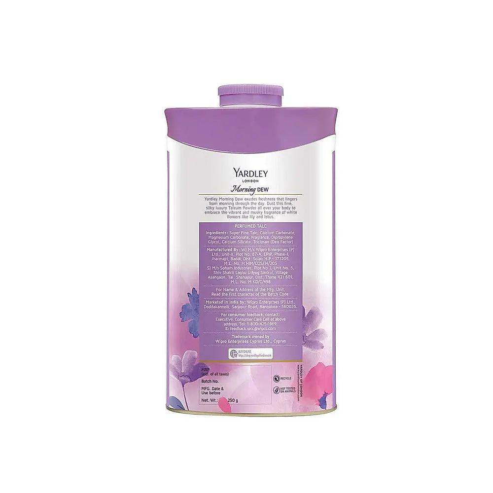 Morning Dew Perfumed Talc 250g