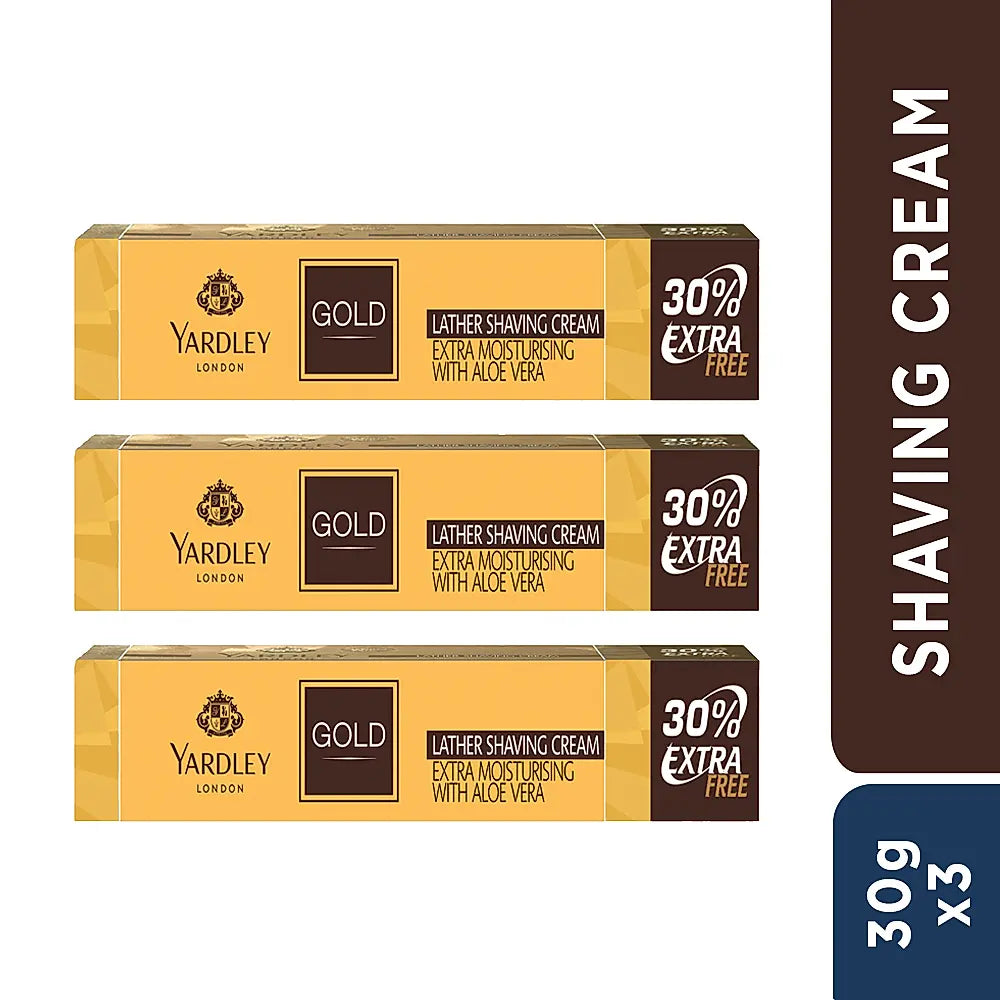 Gold Shaving Cream (30g x 3)