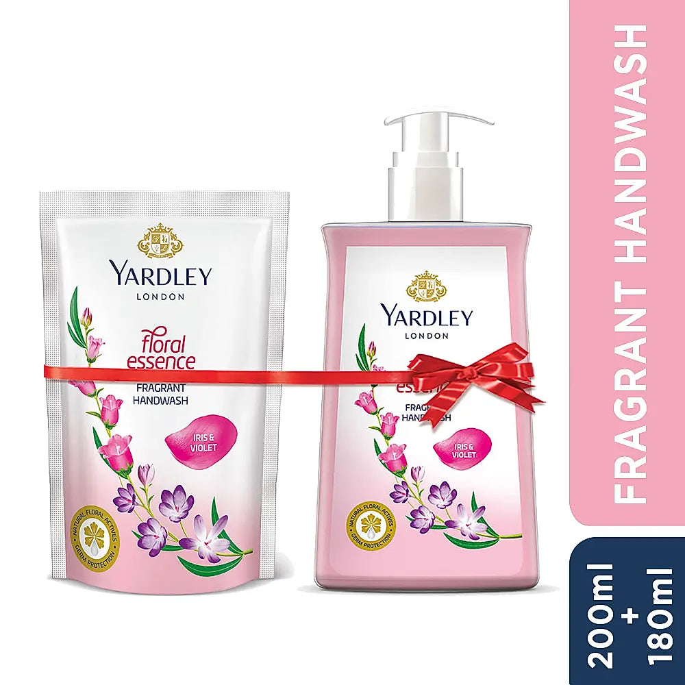 Floral essence Iris & violet Fragrant Handwash 200ml +180ml Free