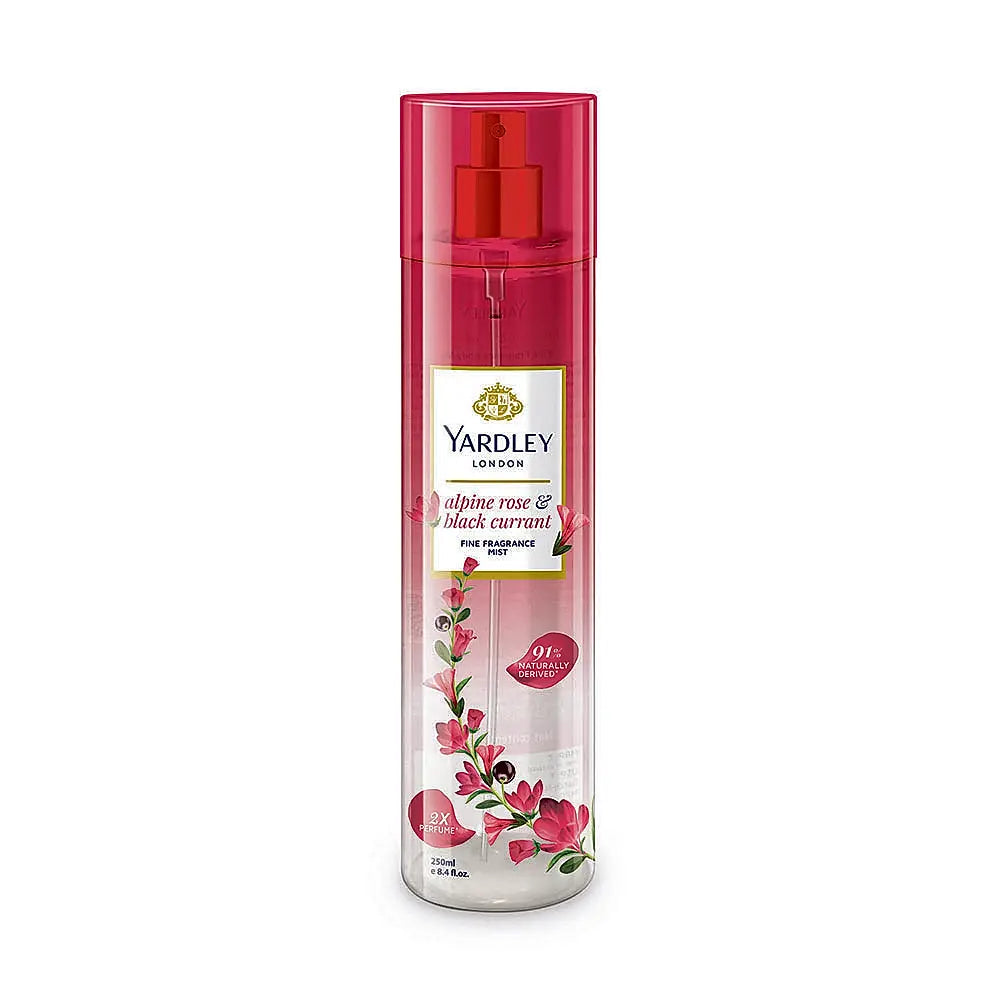 Fine Fragrance Mist – Alpine Rose & Black Currant – 250 ml