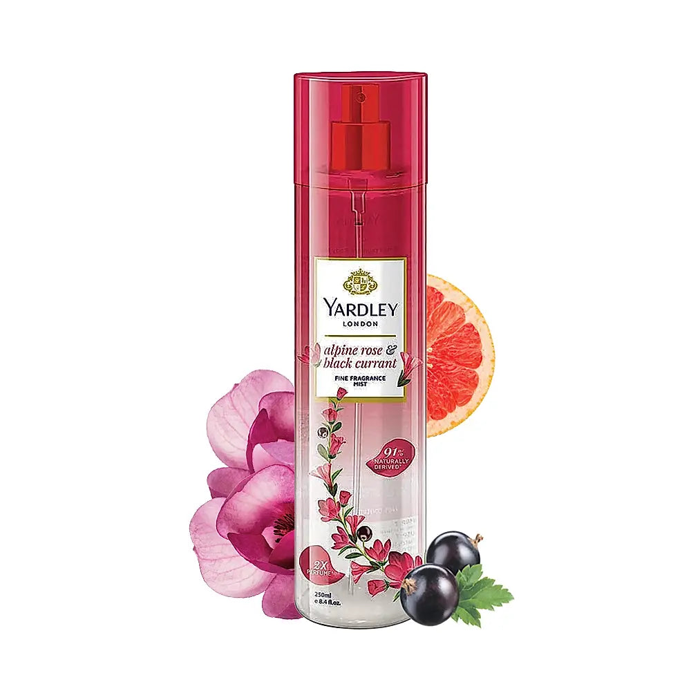Fine Fragrance Mist – Alpine Rose & Black Currant – 250 ml