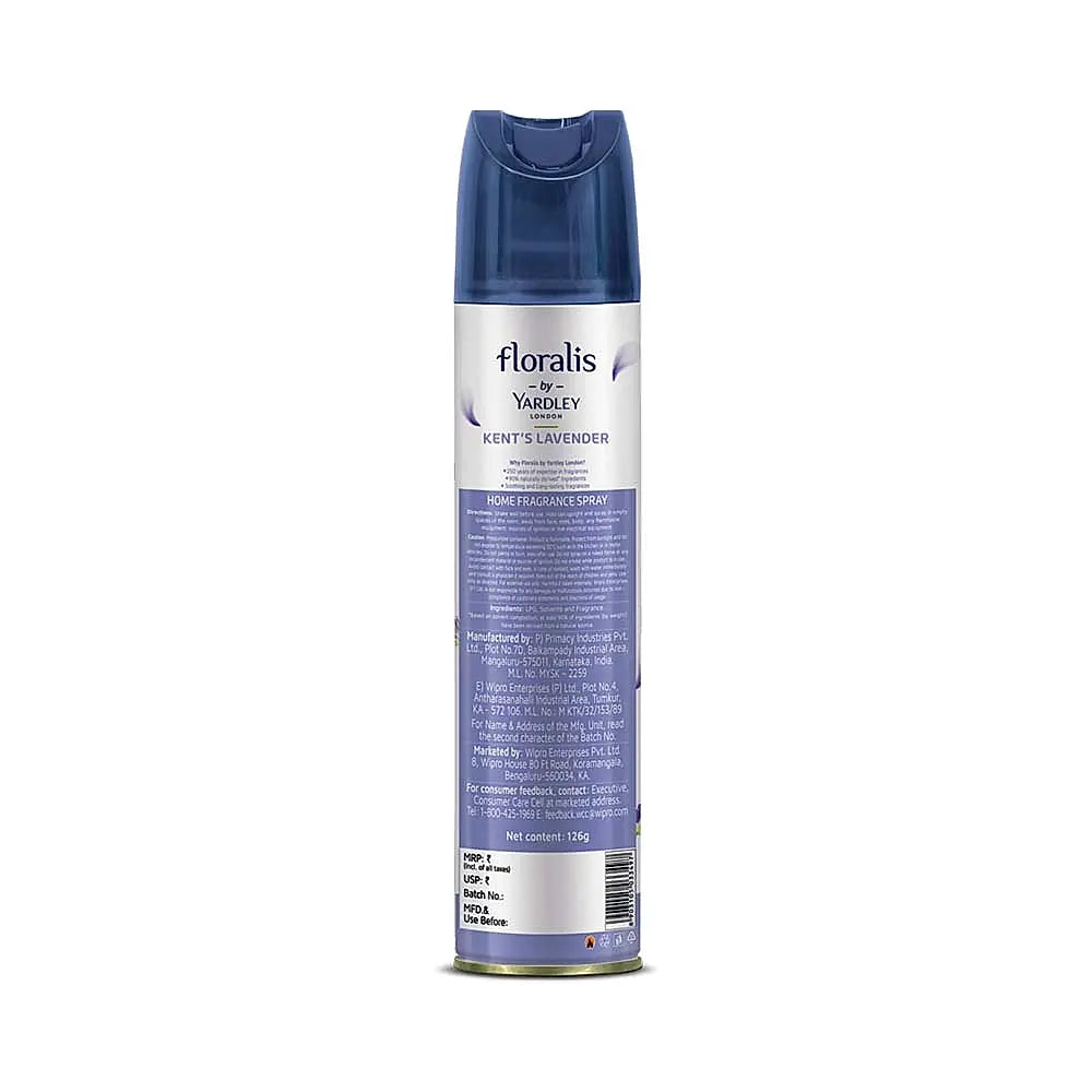 Floralis by 210ml - Home Fragrance Spray - Kent's Lavender - Air Freshener Spray