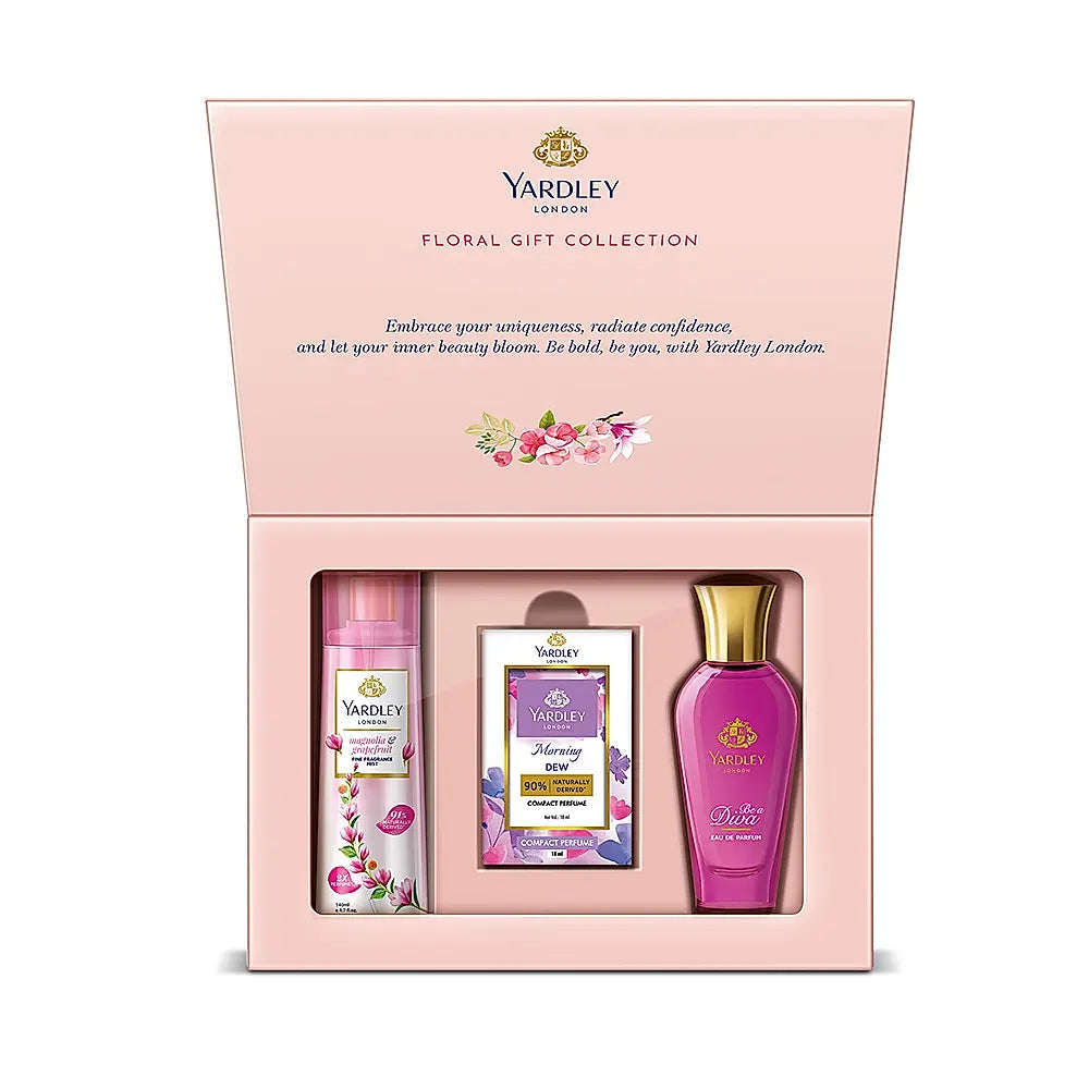 Floral Gift Collection for Women- DWP 30ml + Bodymist 140ml + CP 18ml