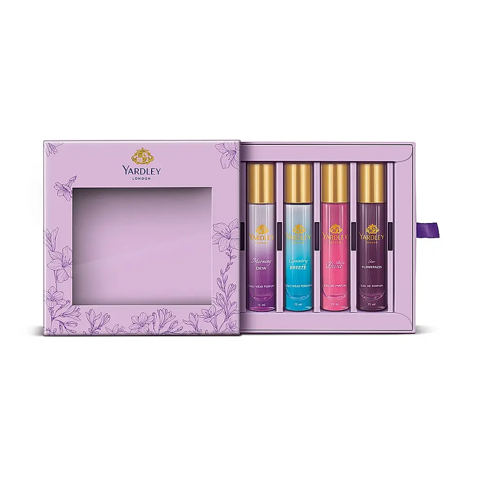 Luxury Perfume Gift Set 15ml x 4 pcs