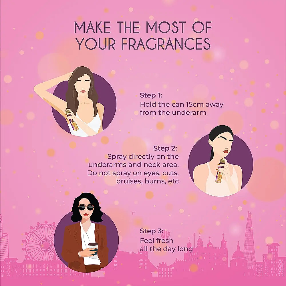 Stellar Muse Refreshing Body Spray for Women, 150ml