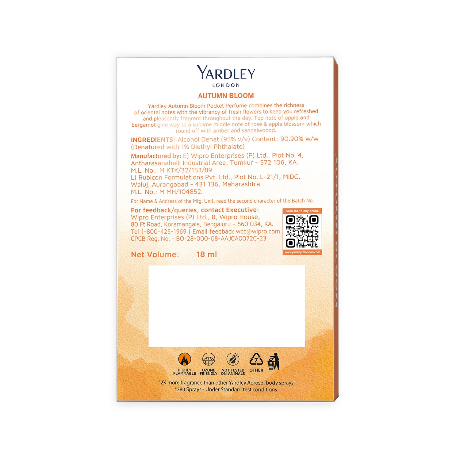 Autumn Bloom Compact Perfume, 18ml