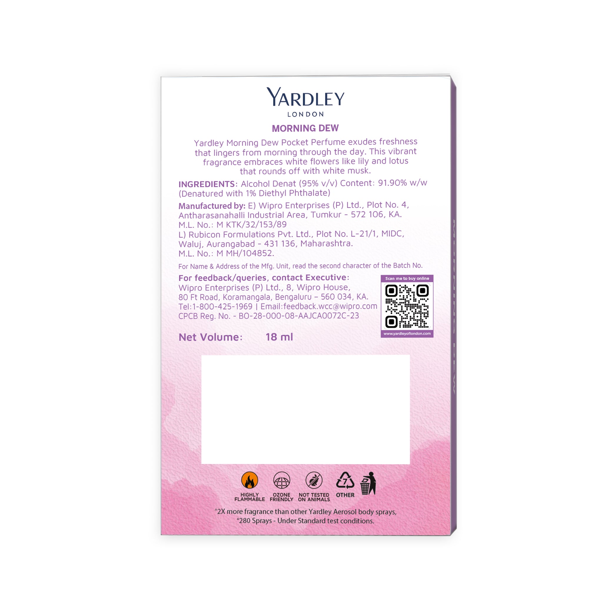 Morning Dew Compact Perfume, 18ml