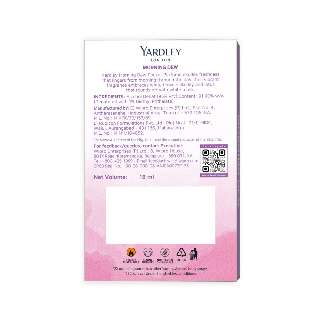 Morning Dew Compact Perfume, 18ml