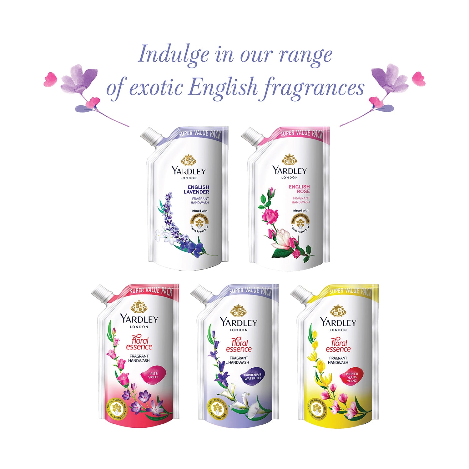 English Lavender Fragrant Handwash 750ml
