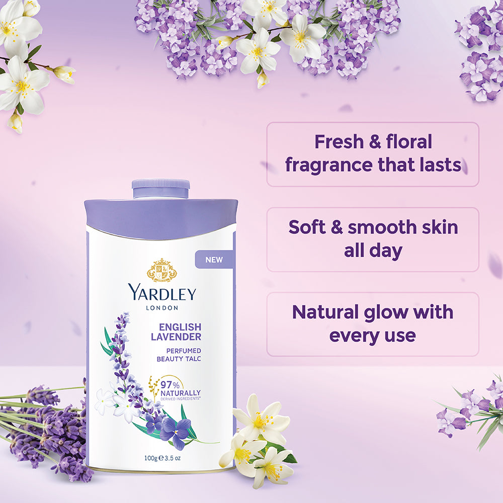 English lavender Perfumed Talc 250g