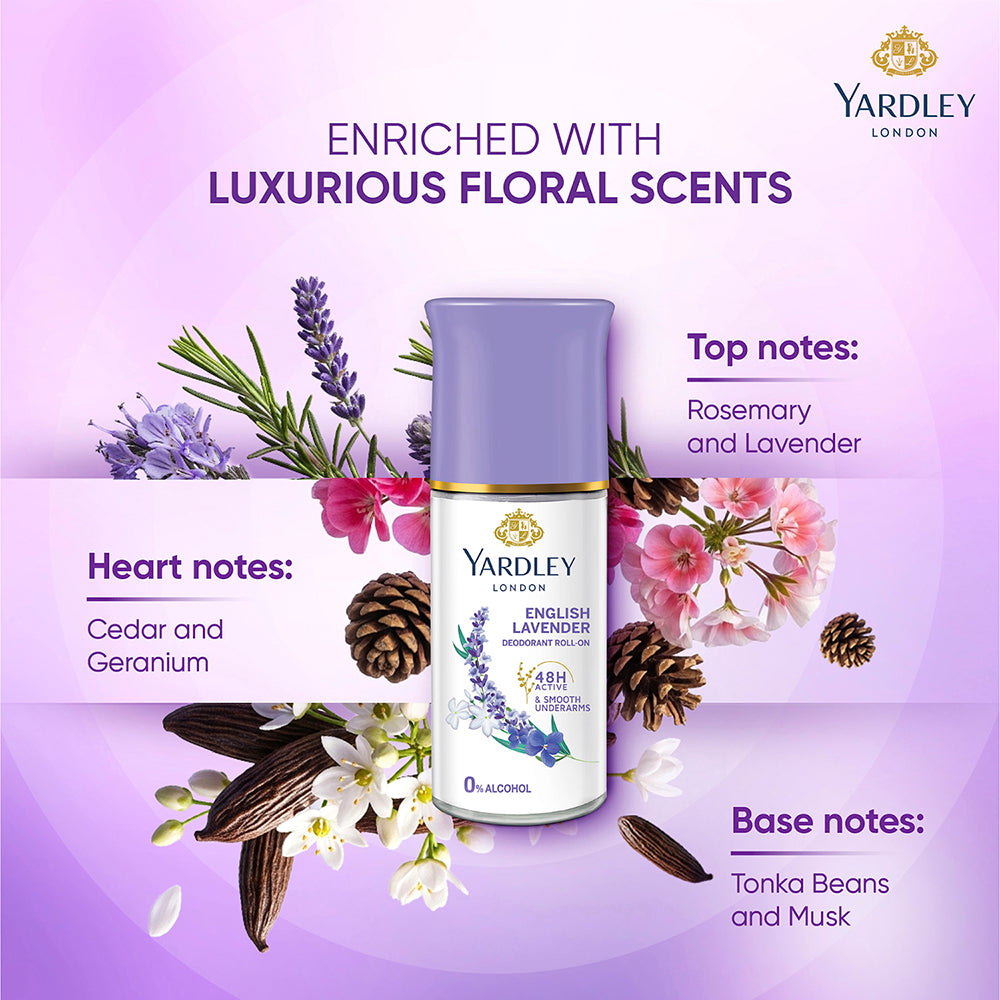 English Lavender Roll-On 50ml