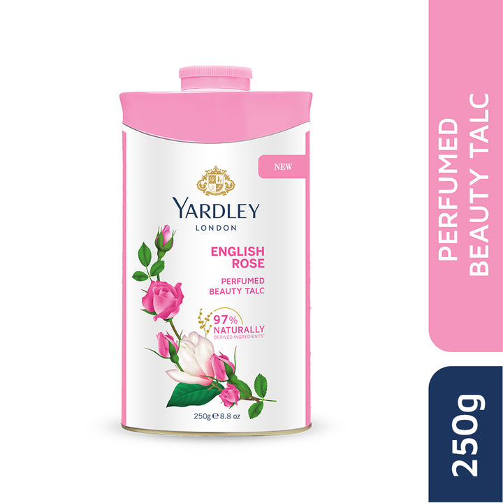 English Rose Perfumed Talc 250g
