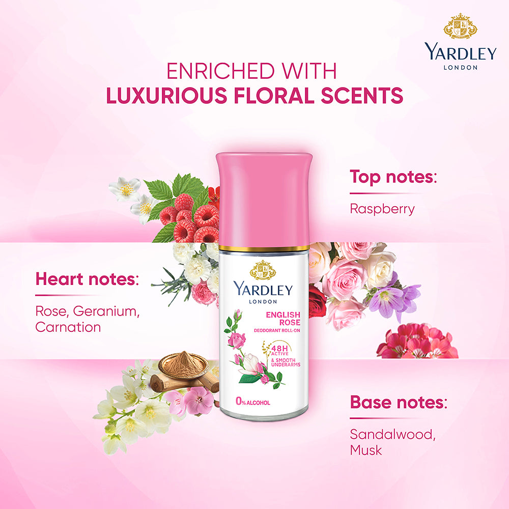 English Rose Roll-On 50ml