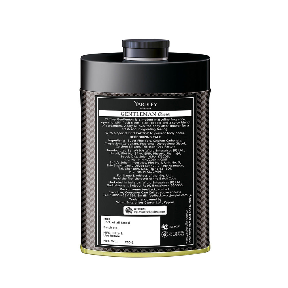 Gentleman Classic deodorizing Talc 250g