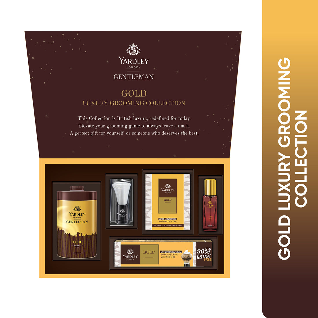 Gold Luxury Grooming Kit