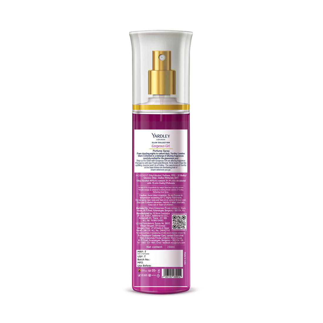 Yardley Bodymist Glam Gorgeous girl 150ml