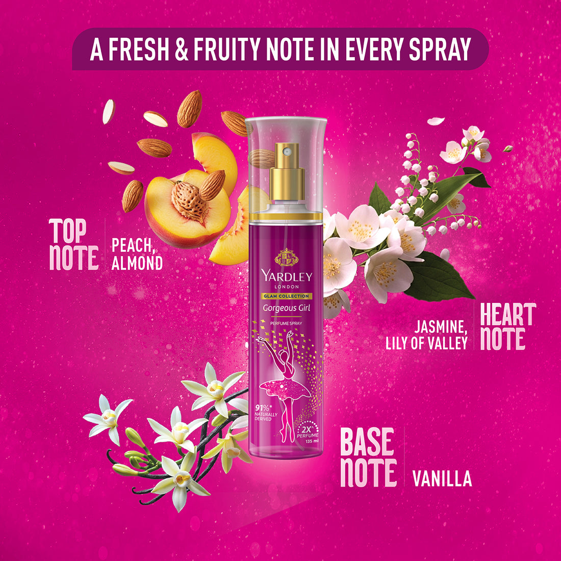 Yardley Bodymist Glam Gorgeous girl 150ml